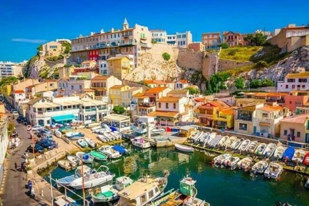 דירות Grand Large Sur La Corniche Marseille Par Conciergerie By Sam מראה חיצוני תמונה