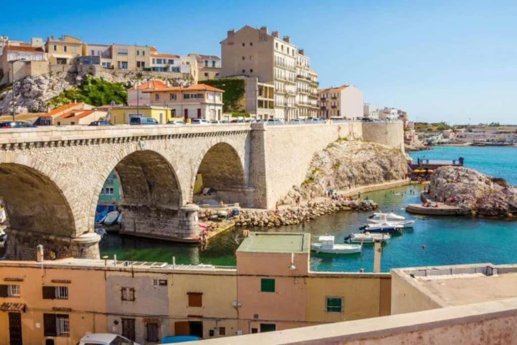 דירות Grand Large Sur La Corniche Marseille Par Conciergerie By Sam מראה חיצוני תמונה