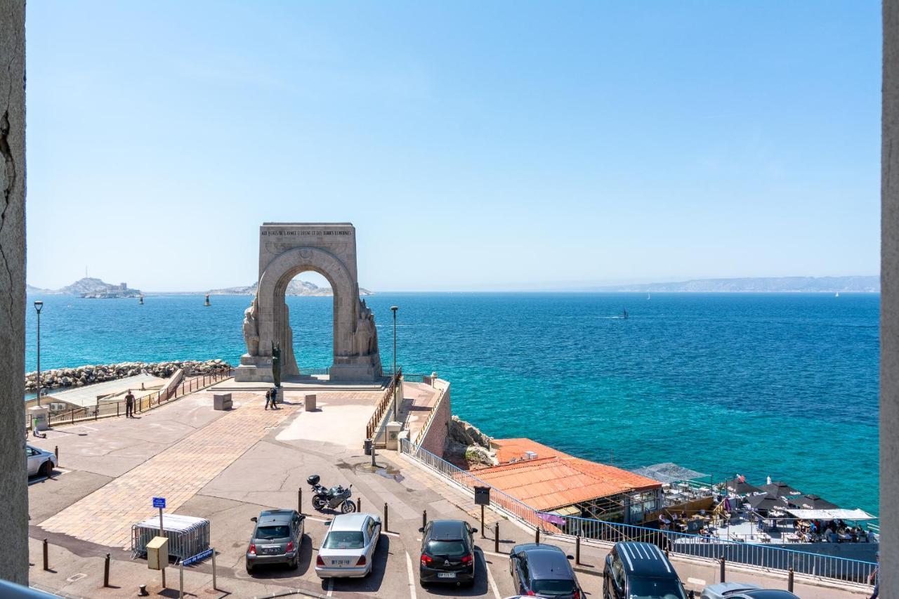 דירות Grand Large Sur La Corniche Marseille Par Conciergerie By Sam מראה חיצוני תמונה